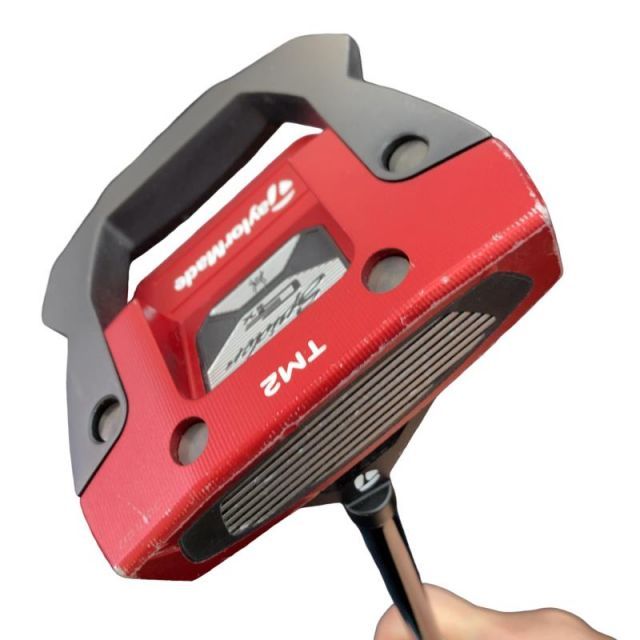 【中古】 テーラーメイド Spider GTx TRUSS RED TM2 33インチ パター PT スチール (フレックスその他) メンズ 男性用 右利き 右用 Cランク ゴルフクラブ
