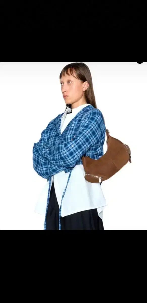 OSOI カーゴ HOBO BAG ヌバック ブラウン