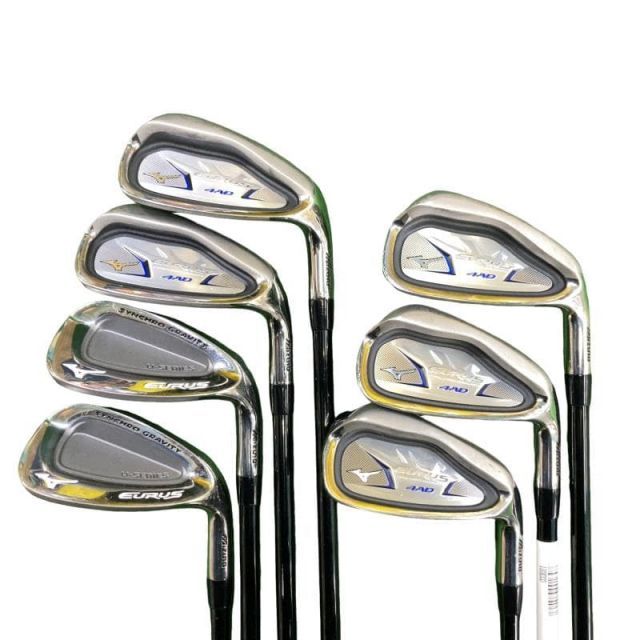 【中古】 ミズノ EURUS 4AD 8S アイアンセット IR EXSAR(EURUS 4AD) (フレックスR) メンズ 男性用 右利き 右用 Cランク ゴルフクラブ