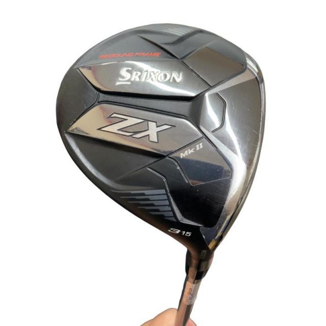 【中古】 ダンロップ SRIXON ZX Mk II 3W フェアウェイウッド FW Diamana ZX-II 50 (フレックスS) メンズ 男性用 右利き 右用 Cランク ゴルフクラブ