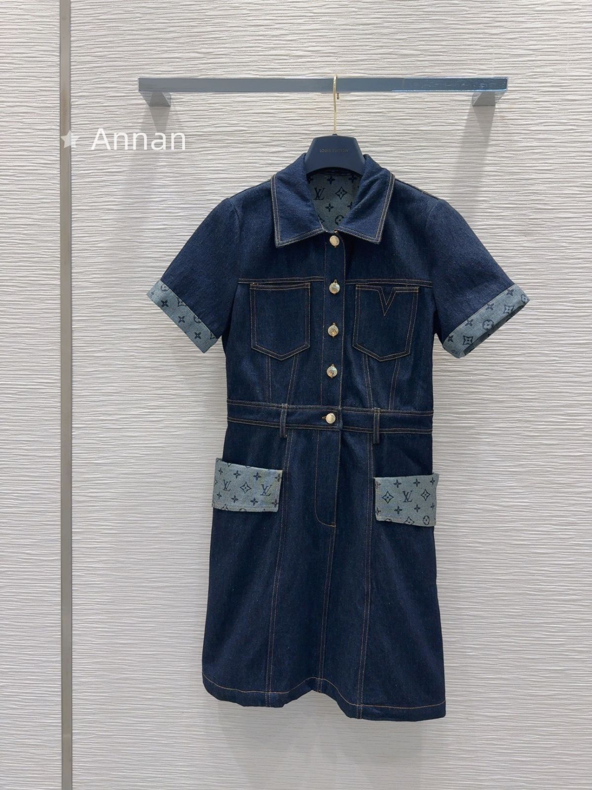 大人気 超美品 新品！新品 LV LOUIS VUITTON ルイヴィトン ワンピース レディース