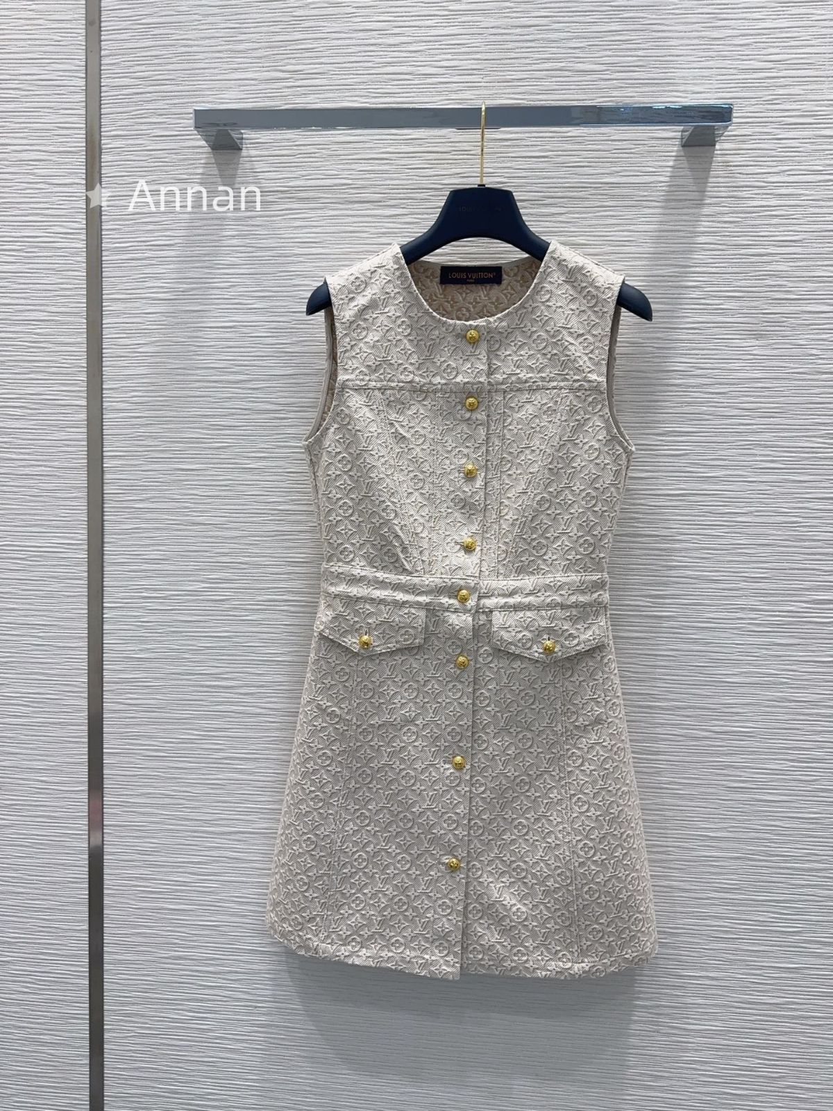 破格 可愛 美新品 LV LOUIS VUITTON ルイヴィトン ワンピース レディース