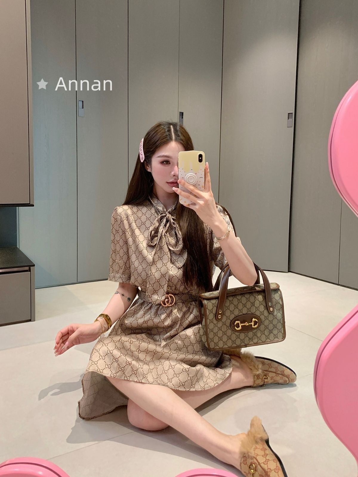 本日特価 本日限定！新品 GUCCI グッチ ワンピース レディース - メルカリ