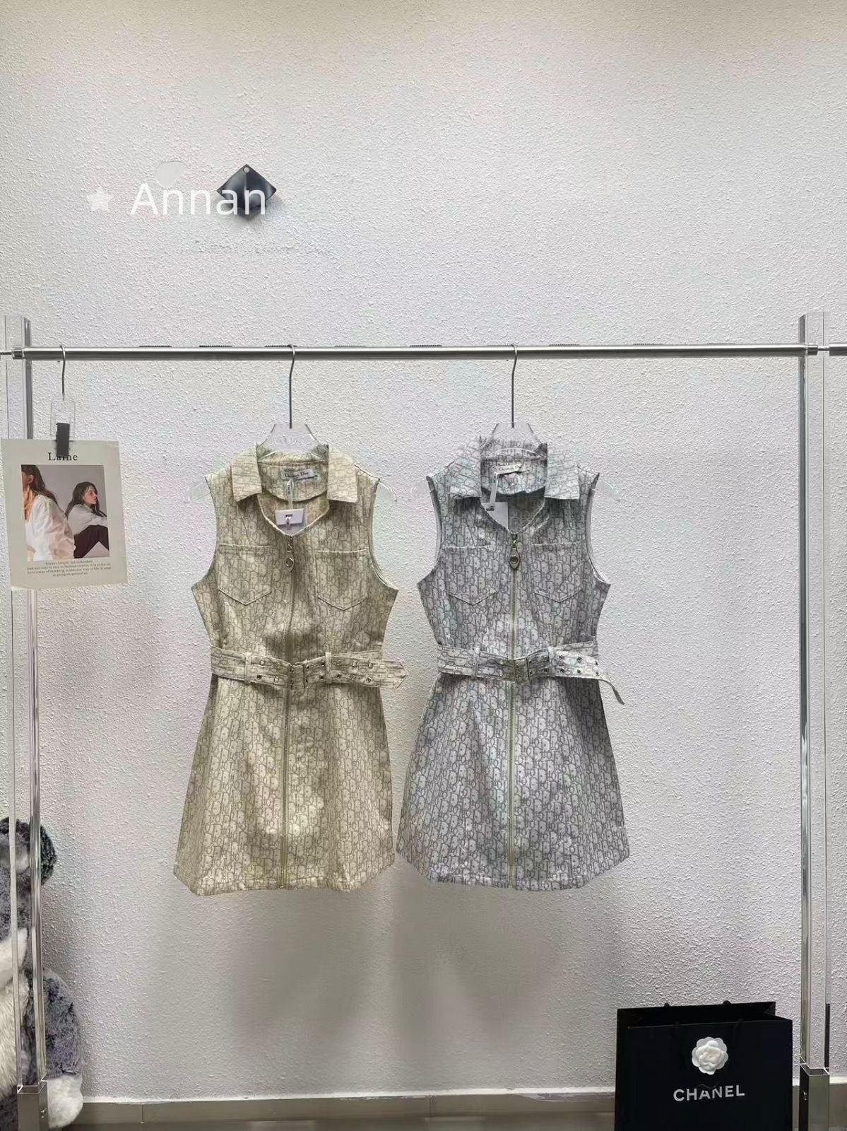 洒落 ★ ★★ 新品 CHRISTIAN DIOR クリスチャン ディオール ワンピース レディース