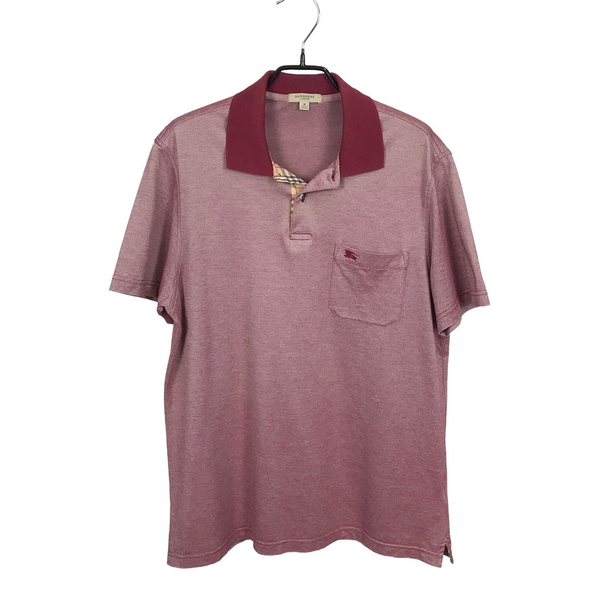 バーバリー 正規品 半袖 カラーTシャツ メンズ M (100)