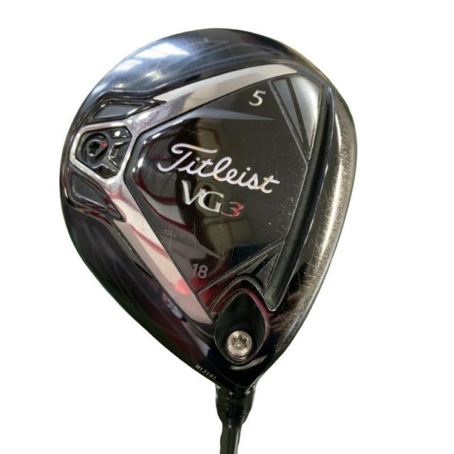 【中古】 タイトリスト Titleist VG3(2018) 5W フェアウェイウッド FW Titleist VG F(2018) (フレックスSR) メンズ 男性用 右利き 右用 Dランク ゴルフクラブ
