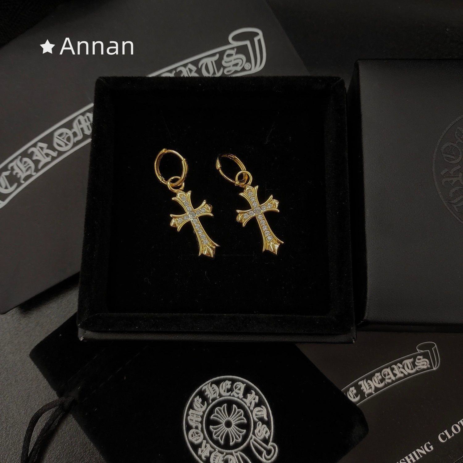 極美品 入手困難新品 CHROME HEARTS クロムハーツ ピアス レディース