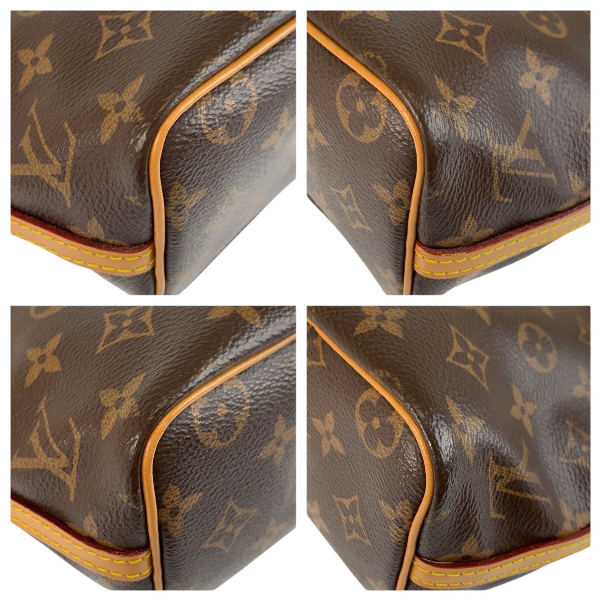 美品 LOUIS VUITTON ルイヴィトン モノグラム ナノ ノエ ブラウン