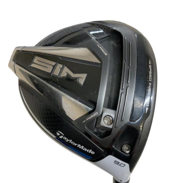 【中古】 テーラーメイド SIM 9° ドライバー DR 純正特注シャフト (フレックスS) メンズ 男性用 右利き 右用 Cランク ゴルフクラブ