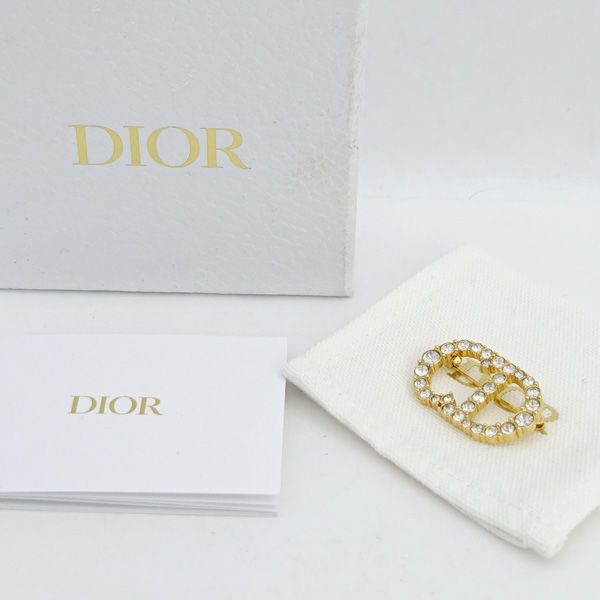 Christian Dior / クリスチャンディオール ◇CDロゴ ラインストーン