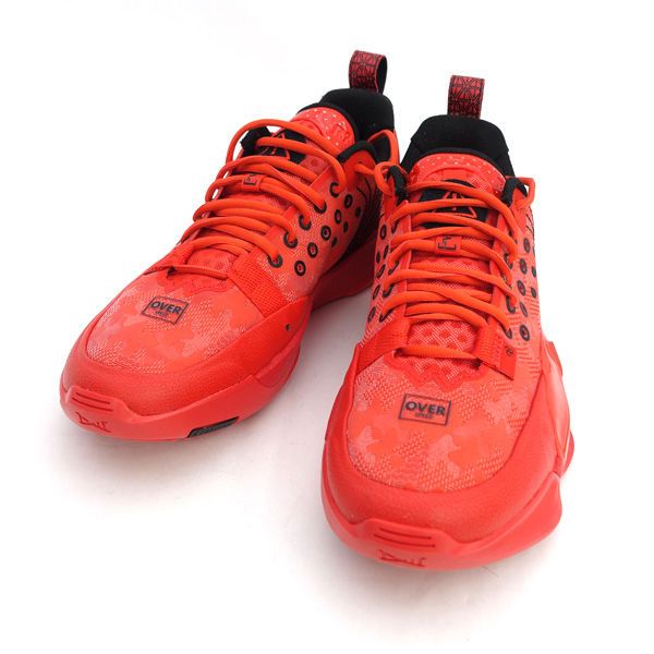 LI-NING　リーニン ◆スニーカー/Wade All City 13/レッド/27.5ｃｍ ABAV017-9 【メンズ/MEN/男性/ボーイズ/紳士】【靴/クツ/シューズ/SHOES】 メンズファッション【中古】