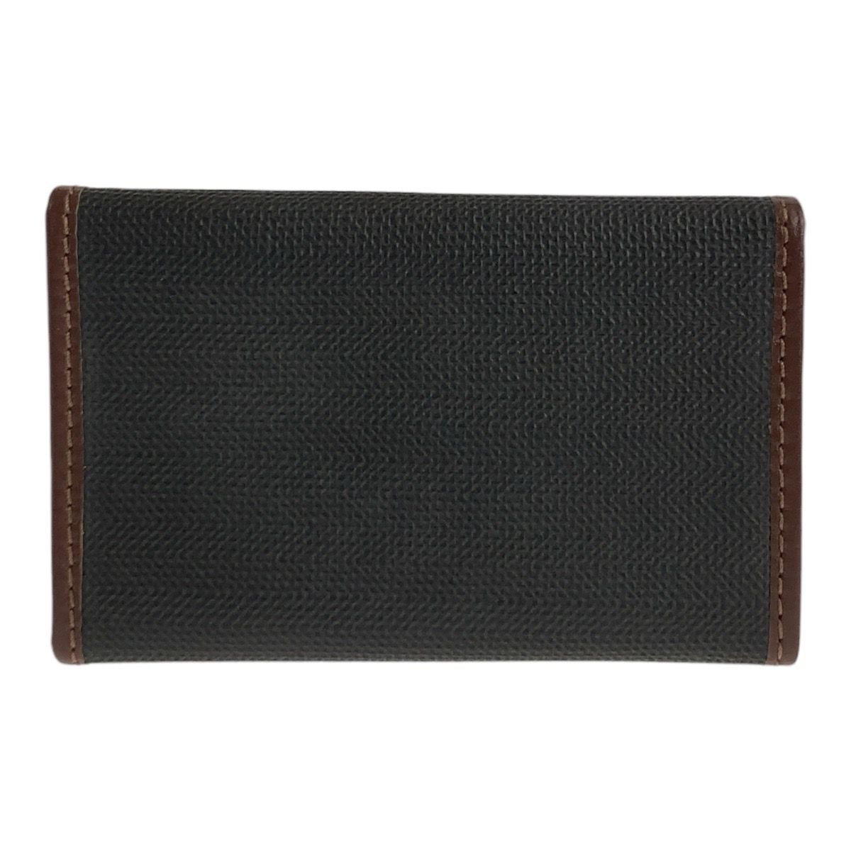 美品 Dunhill ダンヒル ブラウン ブラック レザー キーケース 6連