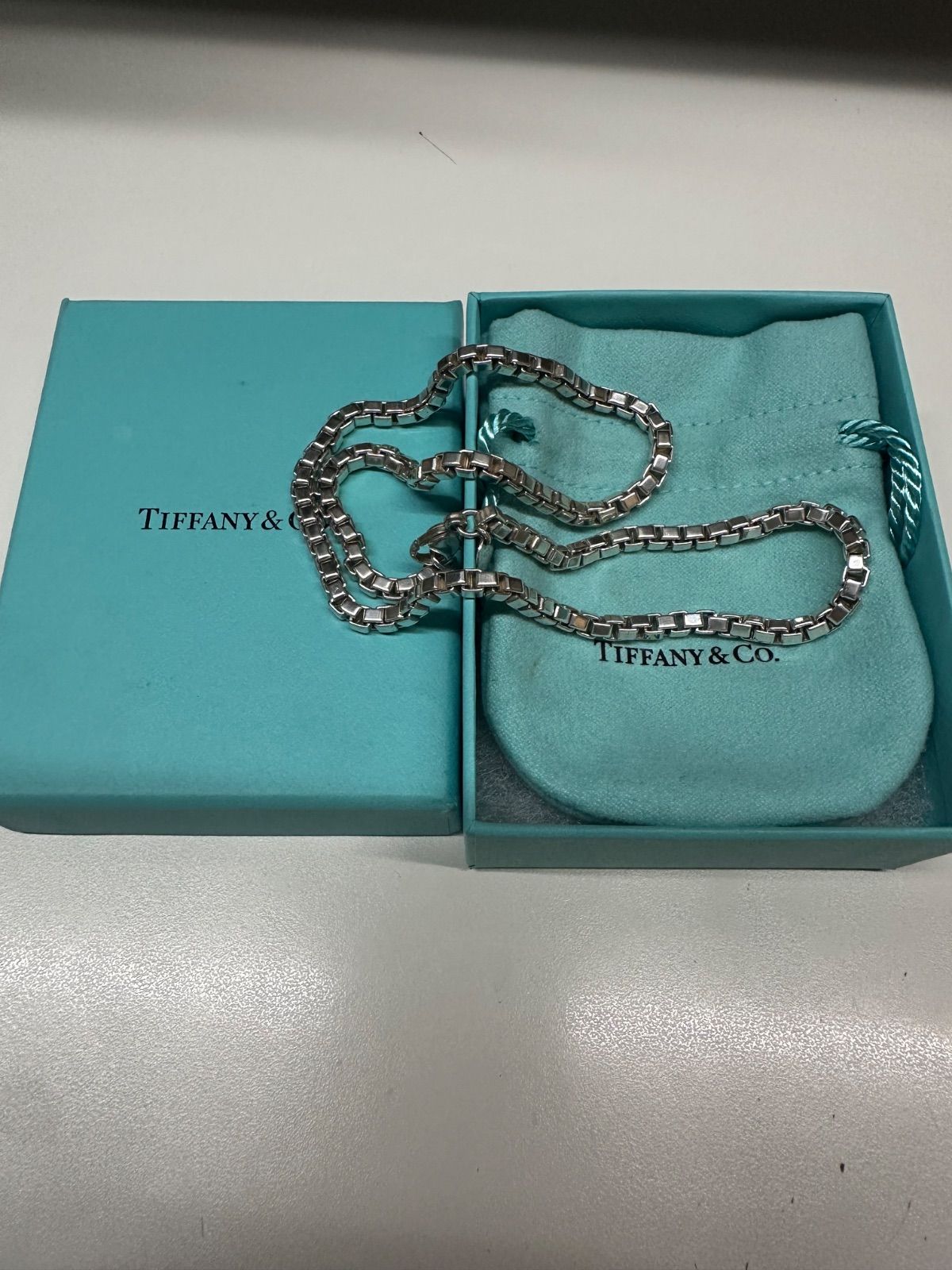 Tiffany & Co. シルバー925ベネチアンネックレス　45cm