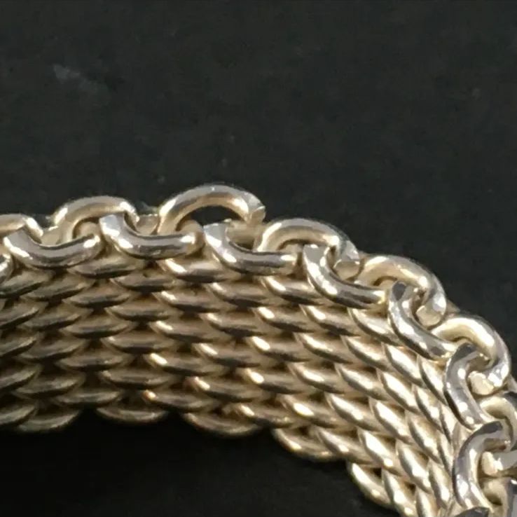 Tiffany & Co. シルバー925サマセット メッシュリング 14号 - メルカリ