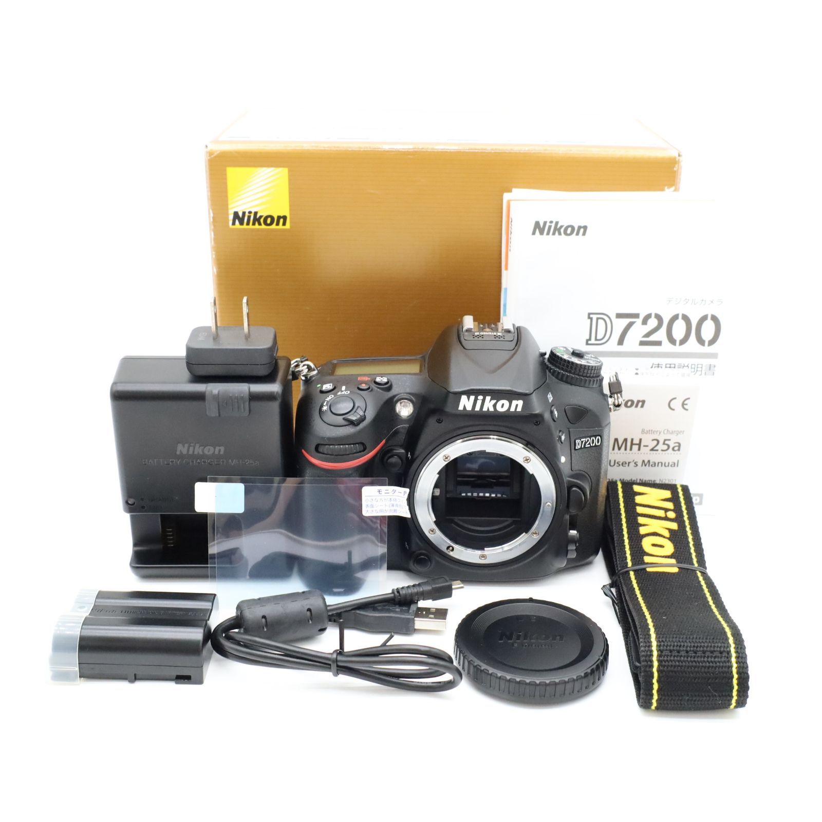 未使用に近い Nikon D7200 ボディ デジタル一眼レフ 2400万画素 動作確認済 ニコン #S030012