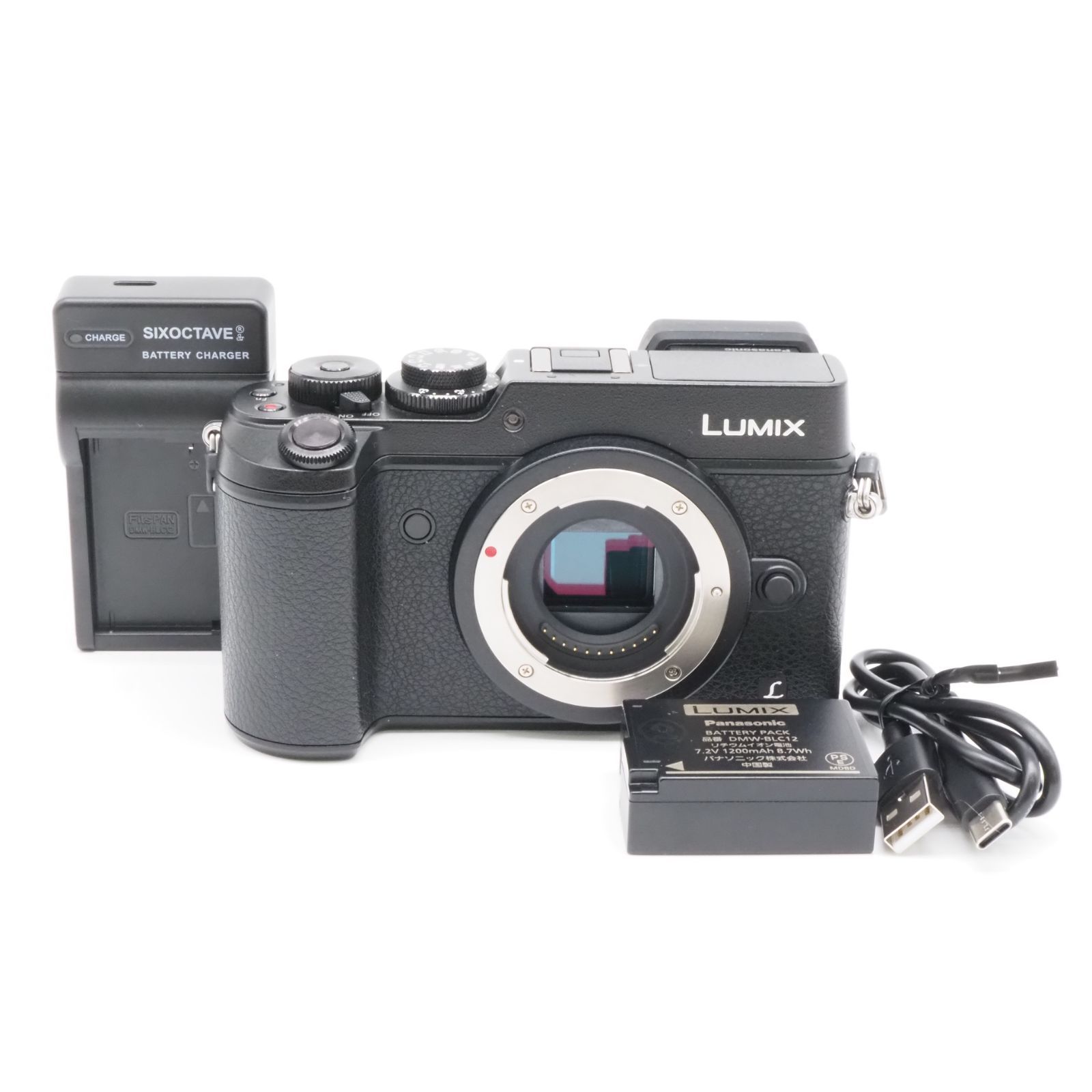 Panasonic LUMIX GX8 DMC-GX8 ボディ ミラーレス ブラック 2030万画素 動作確認済 パナソニック #S027004
