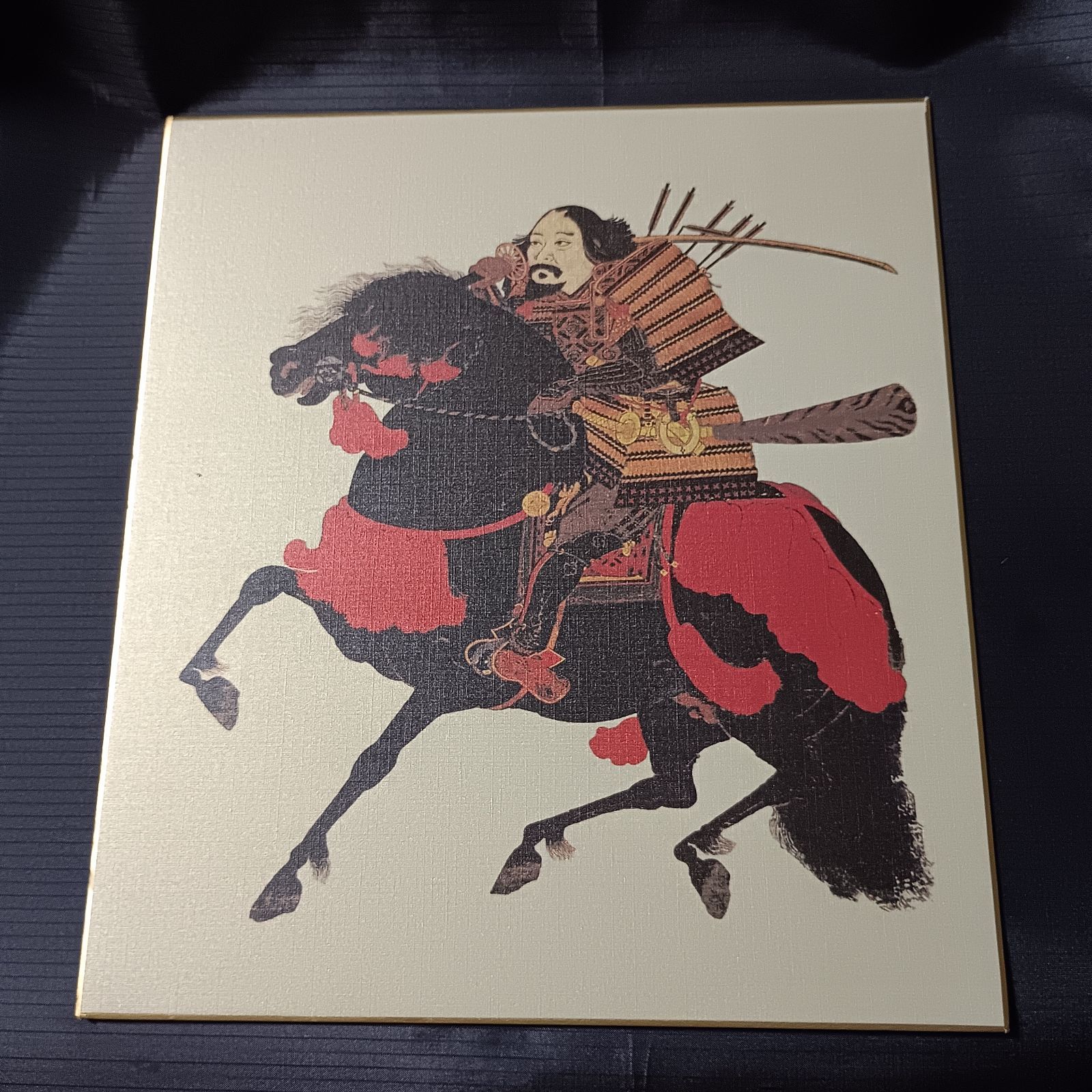 色紙アート 騎馬武者 南北朝時代 甲冑武者 足利尊氏 高師直（409