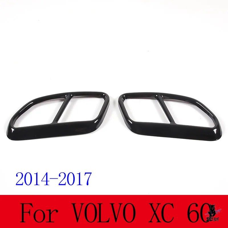 ボルボ XC60/S60/XC90/S90/V90 用 ステンレス鋼 テールマフラー装飾カバー 2個セット