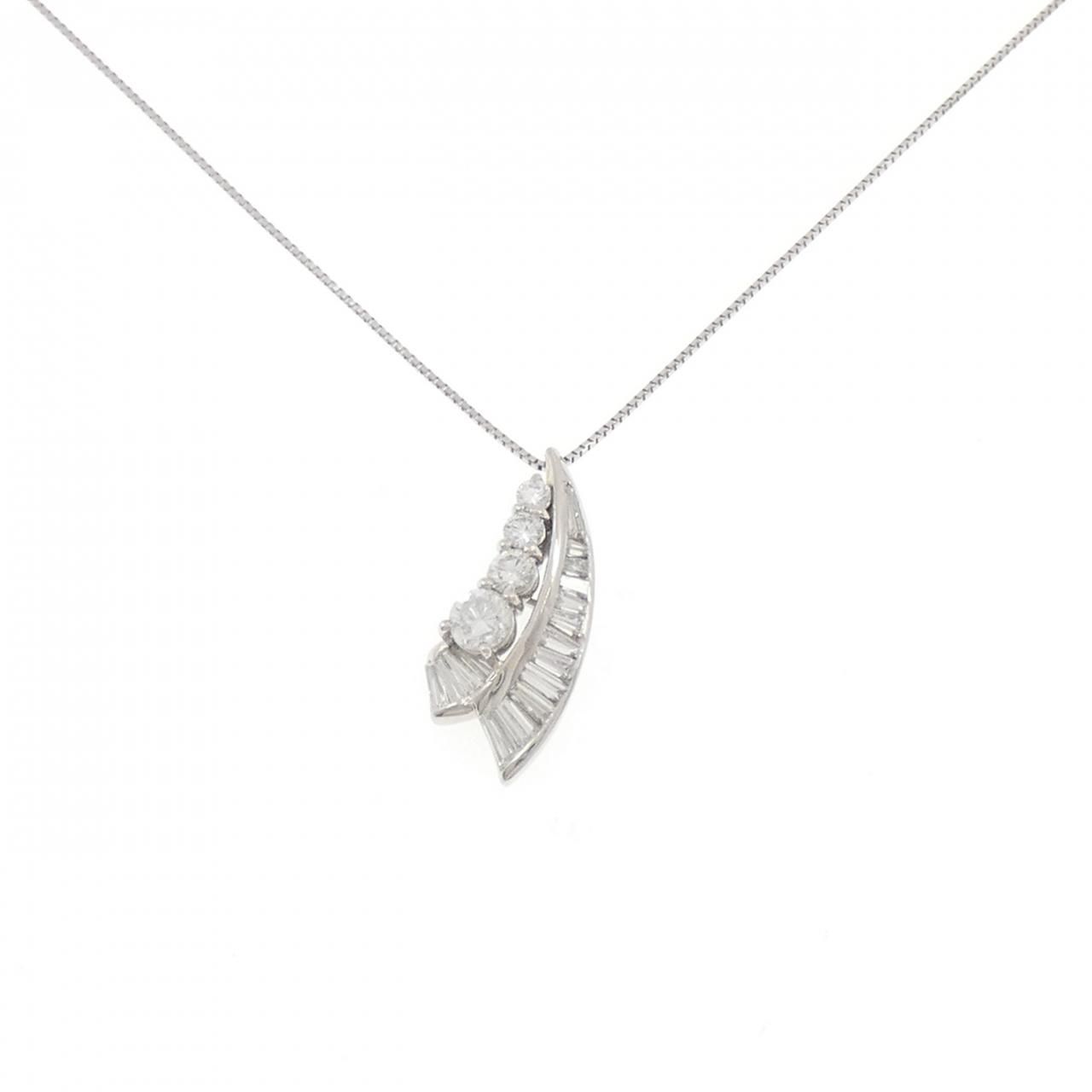 PT900/PT850 ダイヤモンド ネックレス 1.13CT
