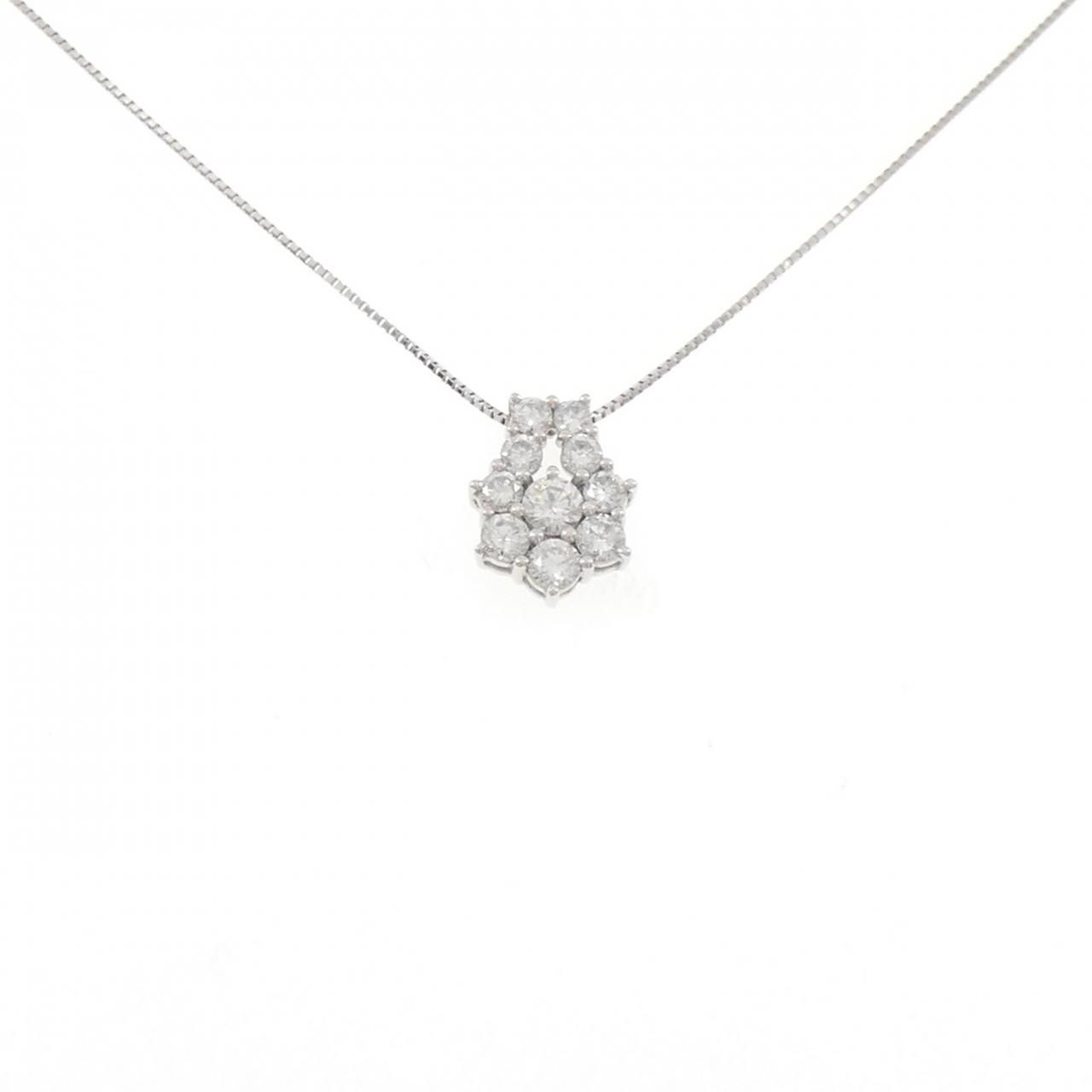 PT900/PT850 ダイヤモンド ネックレス 1.02CT