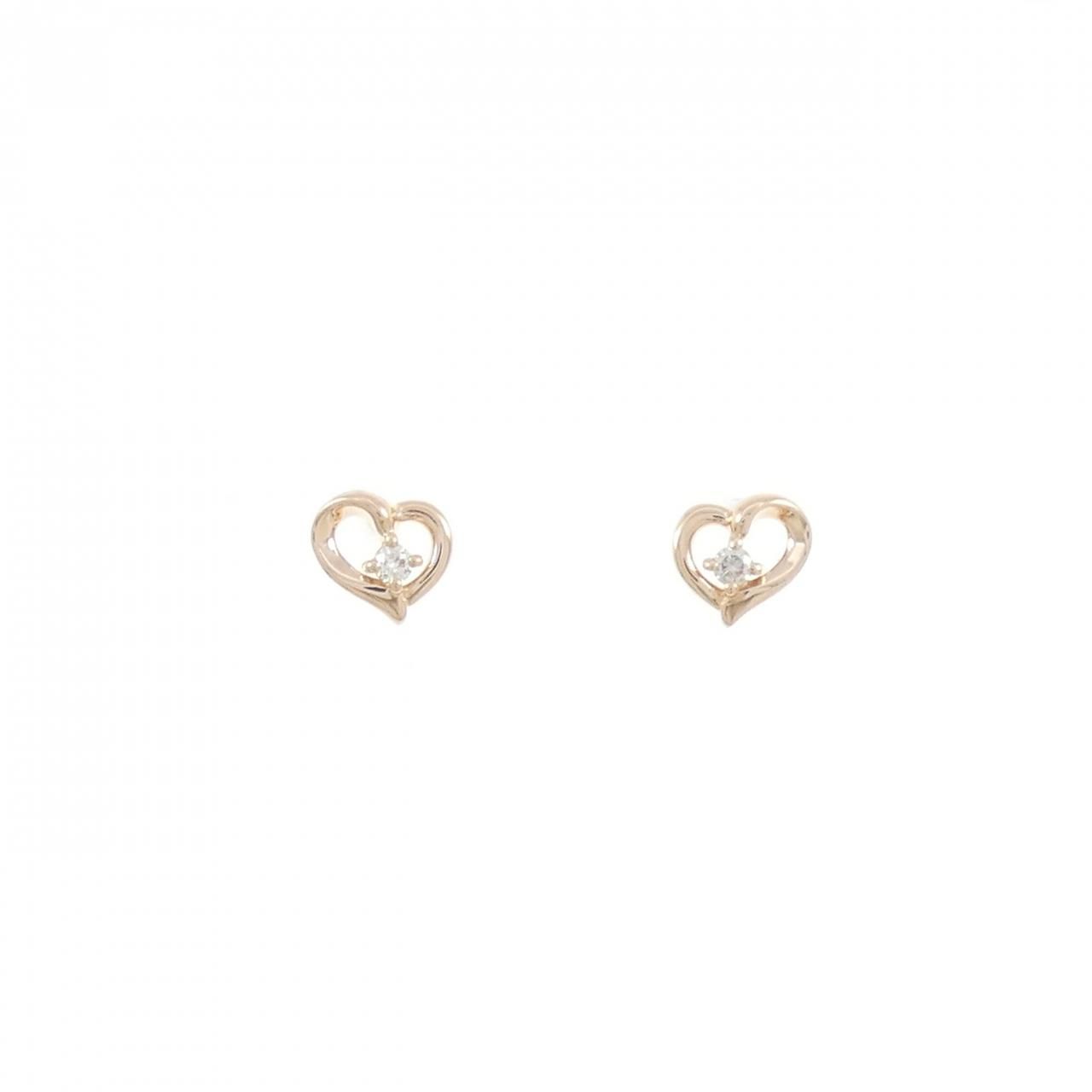 4゜C ダイヤモンド ピアス