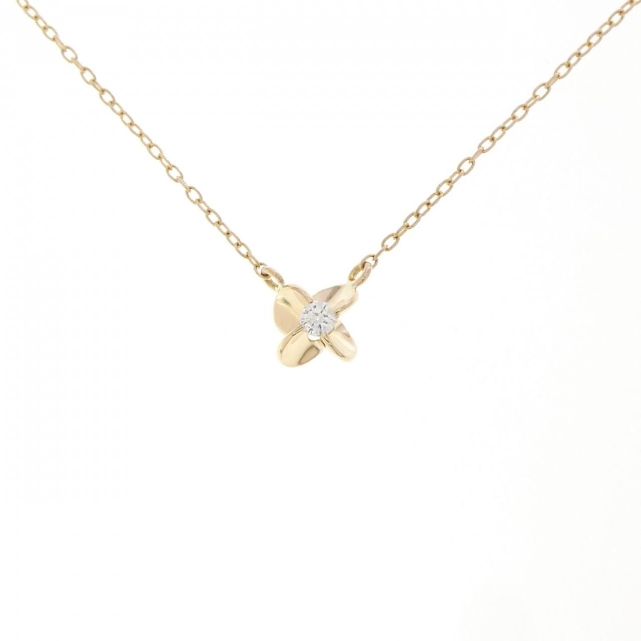 K18YG ダイヤモンド ネックレス 0.05CT