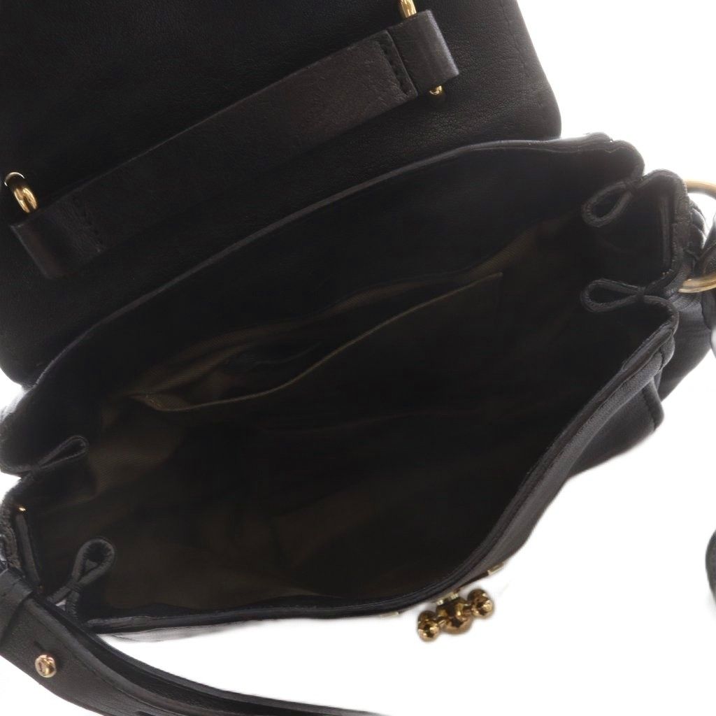 クロエ CHLOE エルシー 2WAY ショルダーバッグ ハンドバッグ 黒 - メルカリ