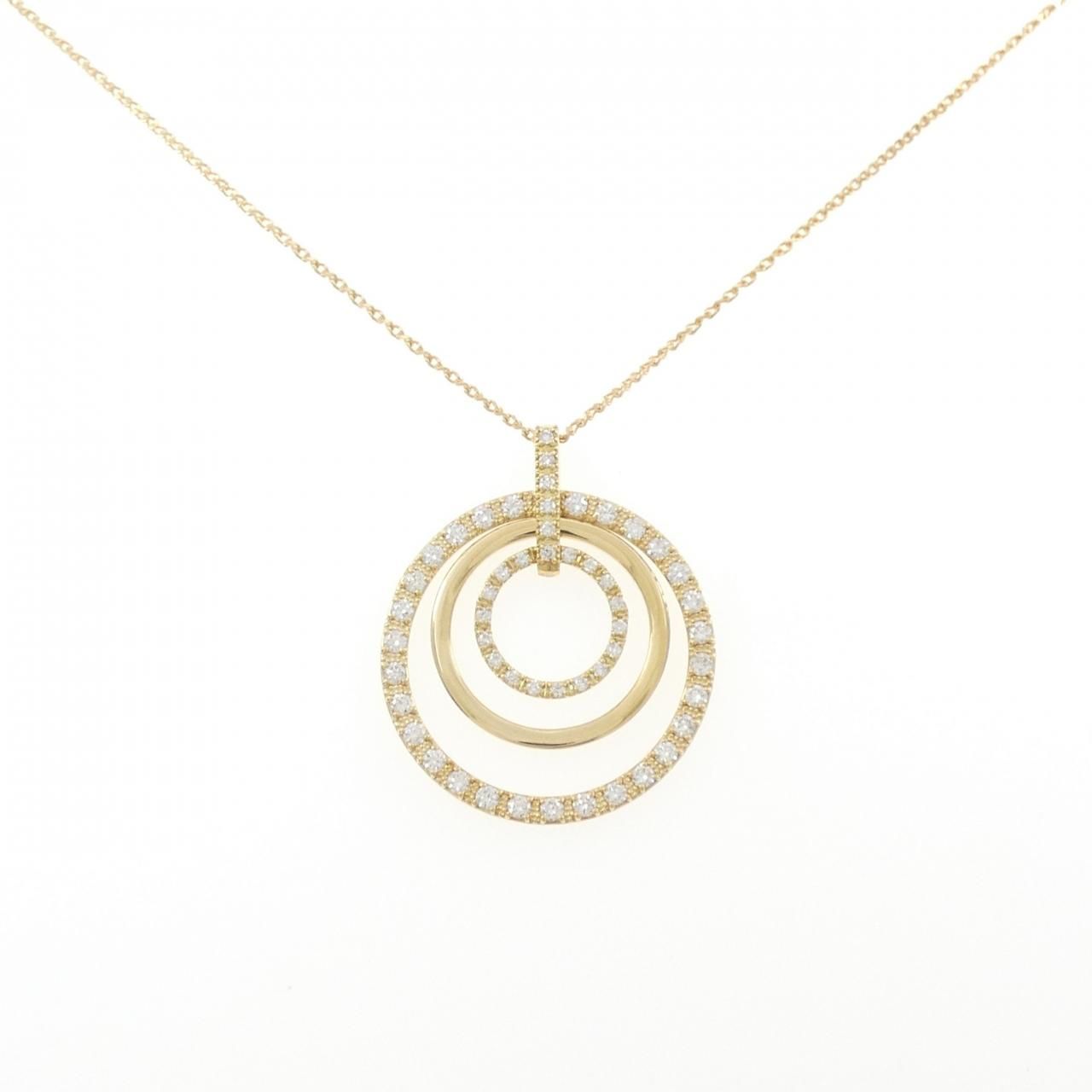 K18YG ダイヤモンド ネックレス 1.00CT
