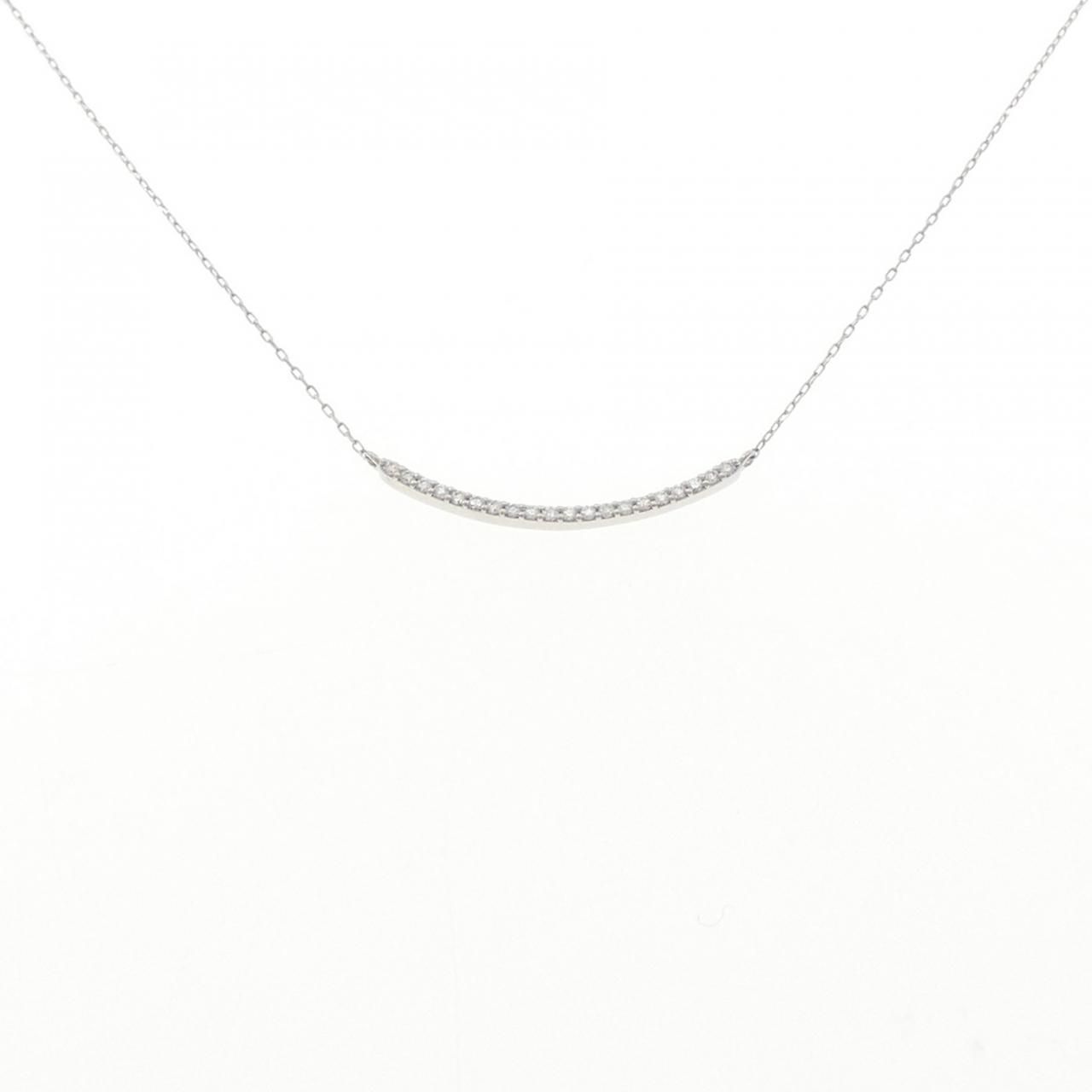 PT950/PT850 ダイヤモンド ネックレス 0.06CT