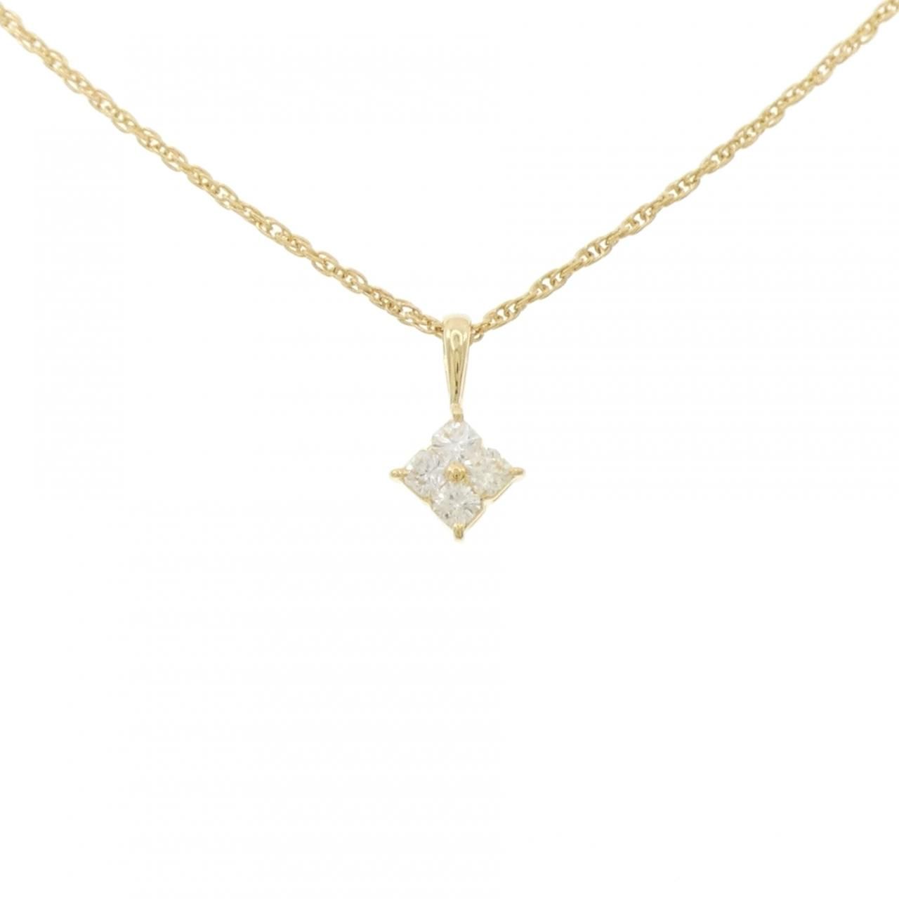 K18YG ダイヤモンド ネックレス 0.40CT