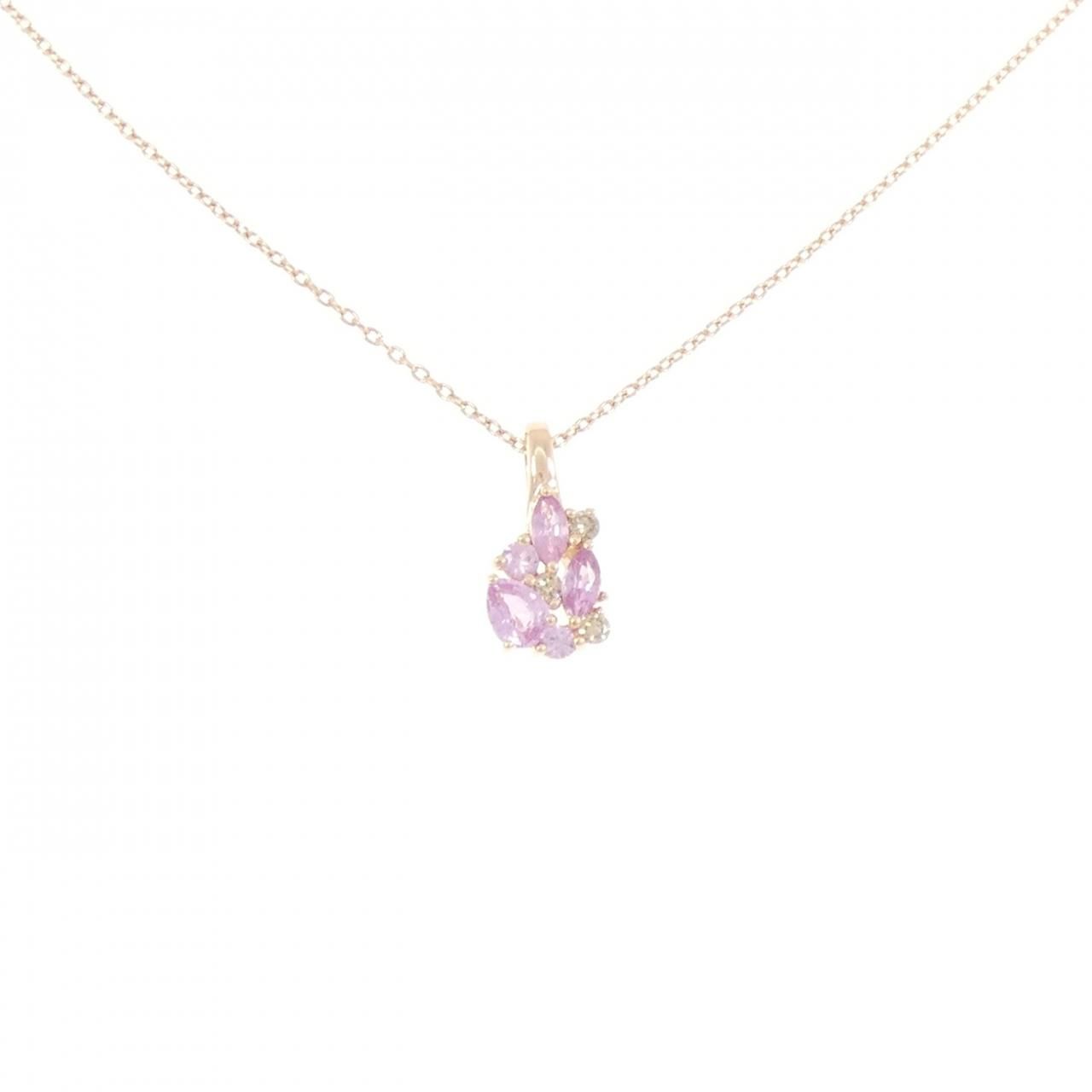 ジーエスティービー サファイヤ ネックレス 0.35CT