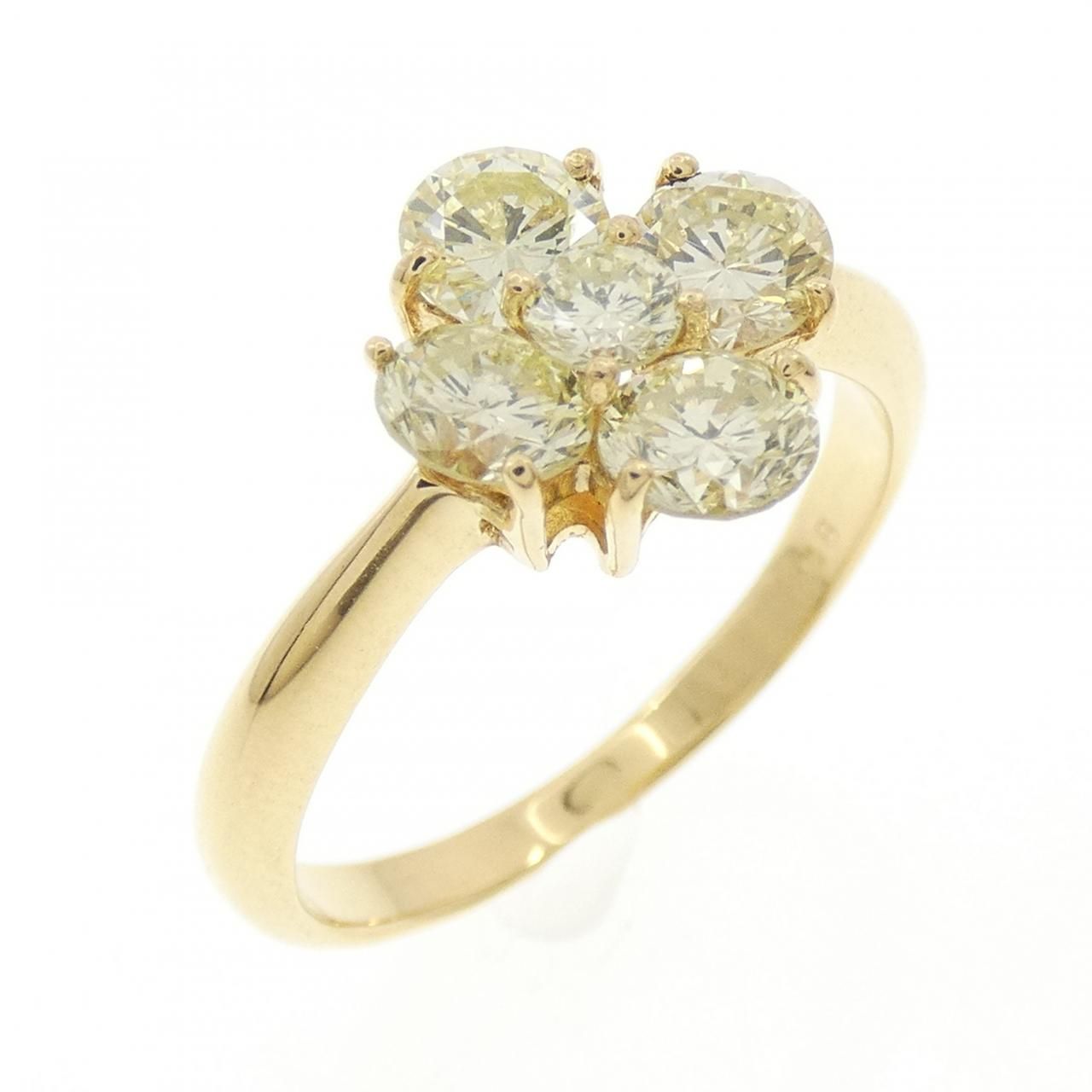 K18YG ダイヤモンド リング 1.18CT