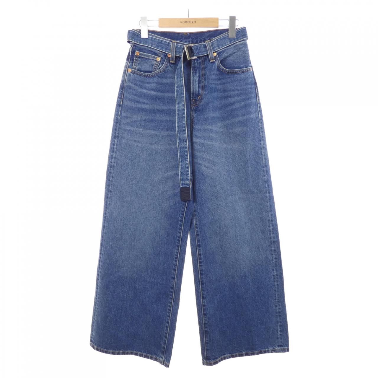 サカイ SACAI Levi's Denim Pants 25-0962S UNISEX ジーンズ - メルカリ