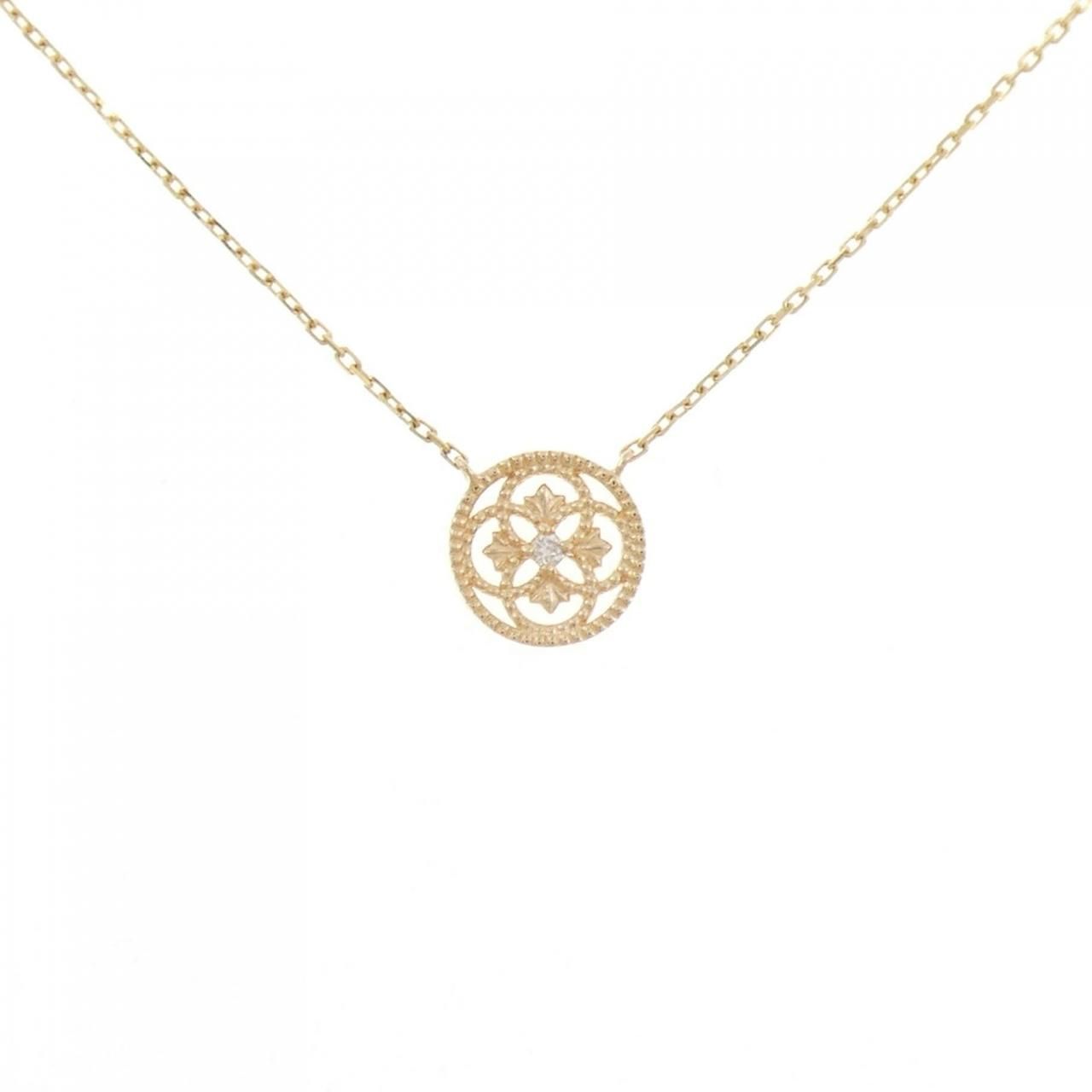 アガット ダイヤモンド ネックレス 0.01CT