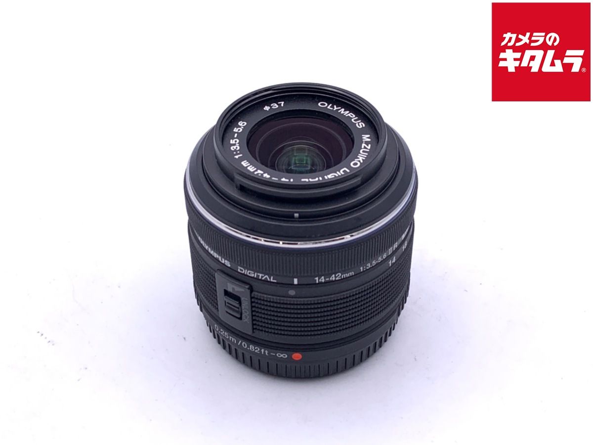 【中古】 【並品】 オリンパス M.ZUIKO DIGITAL 14-42mm F3.5-5.6 II R ブラック