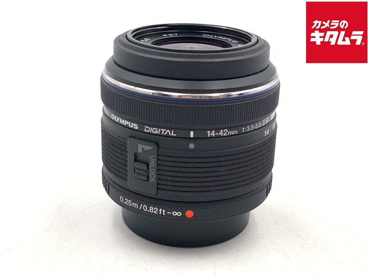 【中古】 【良品】 オリンパス M.ZUIKO DIGITAL 14-42mm F3.5-5.6 II R ブラック