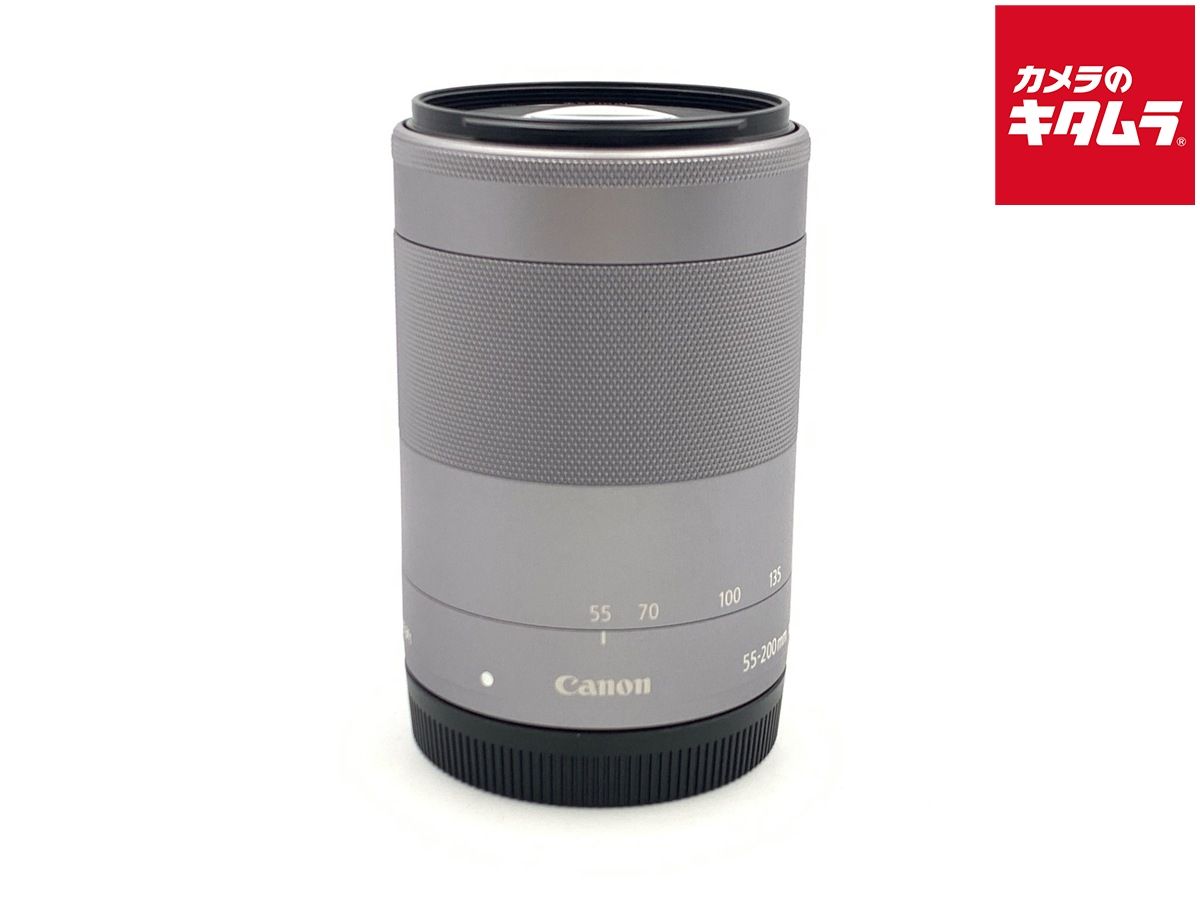 【中古】 【良品】 キヤノン EF-M55-200mm F4.5-6.3 IS STM シルバー