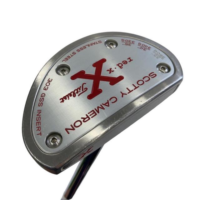 【中古】 タイトリスト SCOTTY CAMERON RED X 33インチ パター PT スチール (フレックスその他) メンズ 男性用 右利き 右用 Cランク ゴルフクラブ