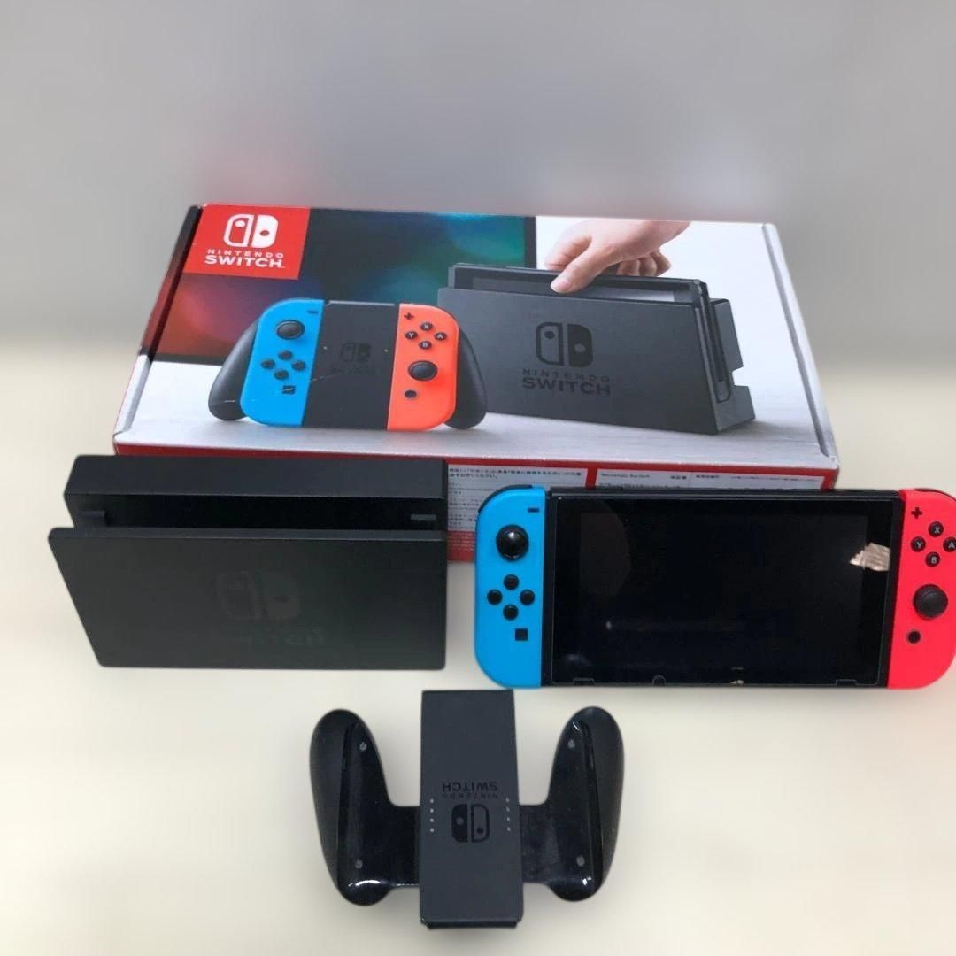Nintendo Switch HAC-001 初期型 2017年モデル ネオンブルー ネオン