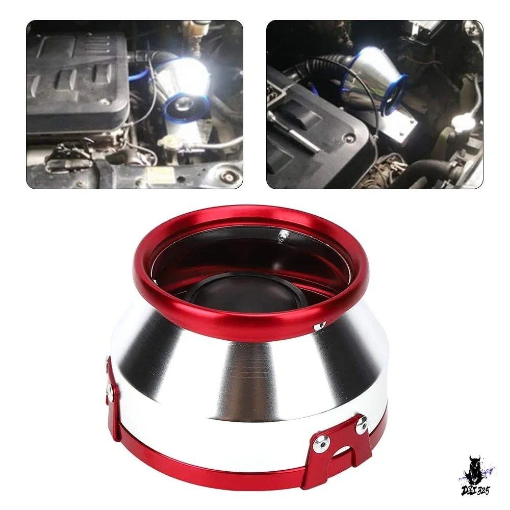ユニバーサルカースポーツエアフィルター 76mm アルミ製 高流量