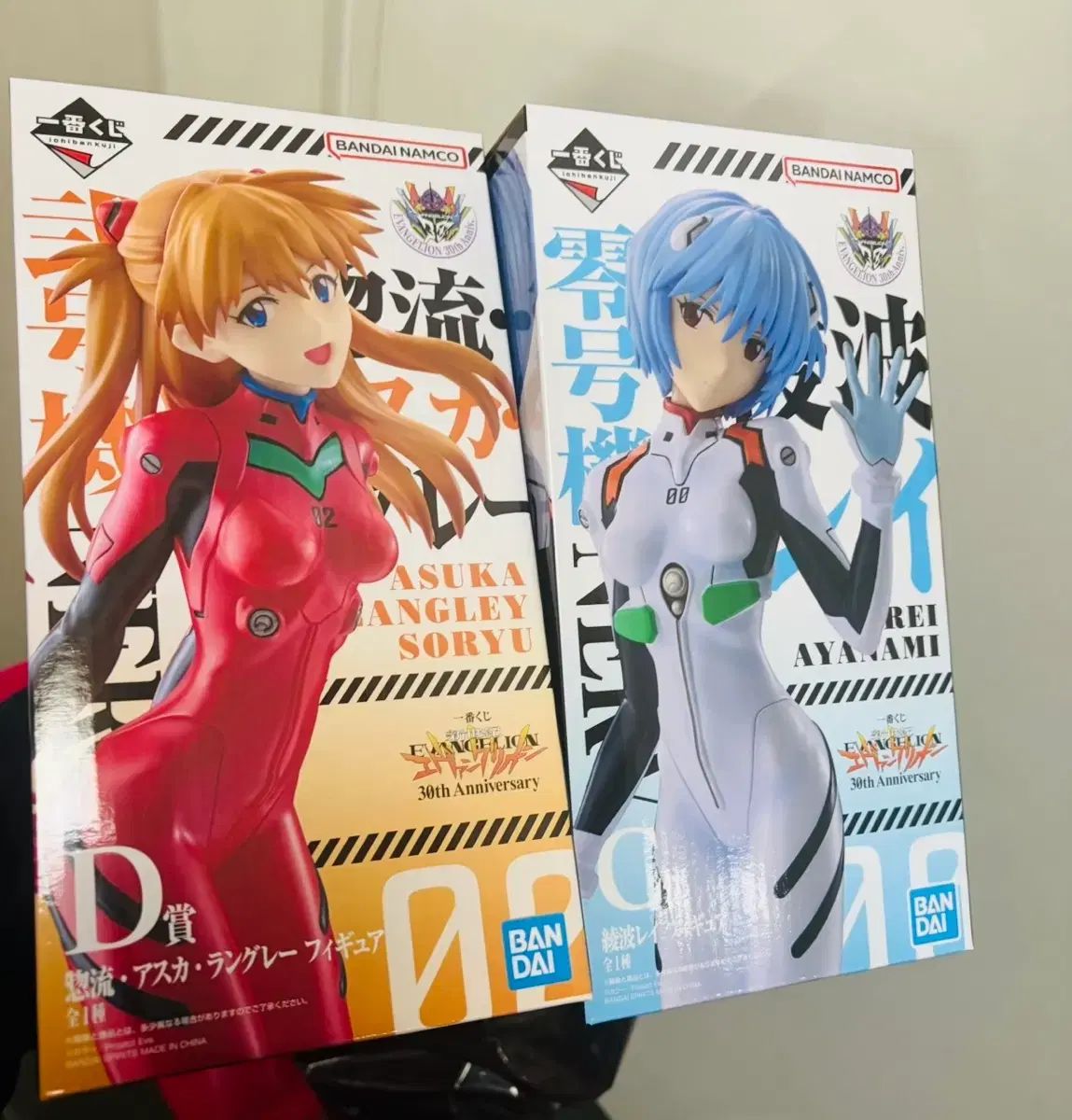 未開封)エヴァンゲリオン 30周年 一番くじ アスカ/レイ フィギュア まとめ売り
