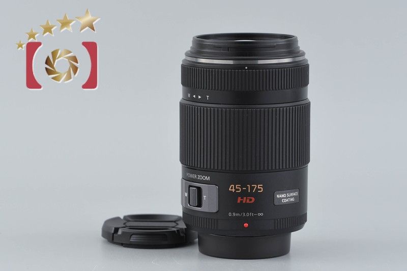 【中古】Panasonic パナソニック LUMIX G X VARIO 45-175mm f/4-5.6 ASPH. POWER O.I.S. H-PS45175 ブラック