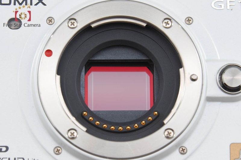 中古】Panasonic パナソニック LUMIX DMC-GF1 シェルホワイト ミラー