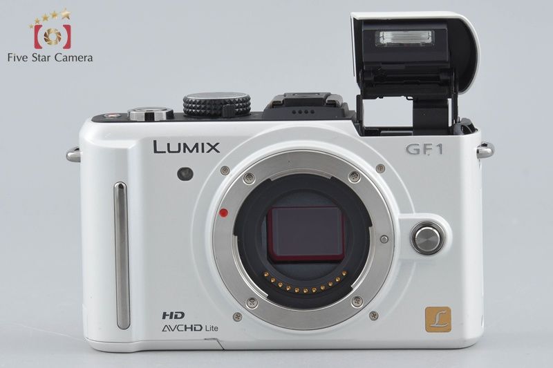 中古】Panasonic パナソニック LUMIX DMC-GF1 シェルホワイト ミラー