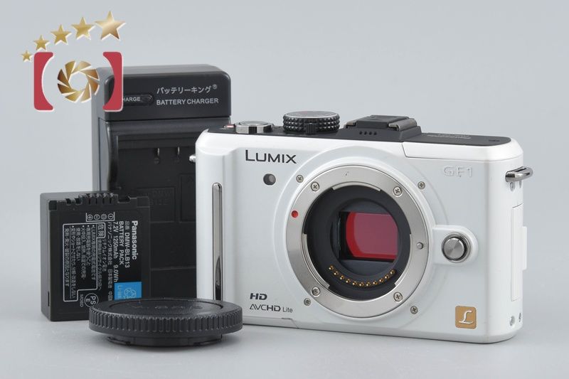 中古】Panasonic パナソニック LUMIX DMC-GF1 シェルホワイト ミラー 中古】Panasonic パナソニック LUMIX DMC-GF1 シェルホワイト ミラー