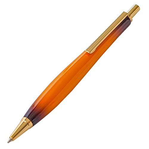(ルミニーオ) luminio 木製 木軸 シャープペン 0.5 高級 書きやすい ギター風 サンバースト塗装 希少木 銘木 日本製 職人 手作り シャーペン (桜/チェリーウッド)ｍａ