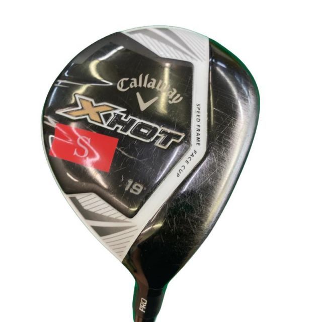 【中古】 キャロウェイ X HOT PRO 19° フェアウェイウッド FW Tour AD GT-6 (フレックスS) メンズ 男性用 右利き 右用 Cランク ゴルフクラブ