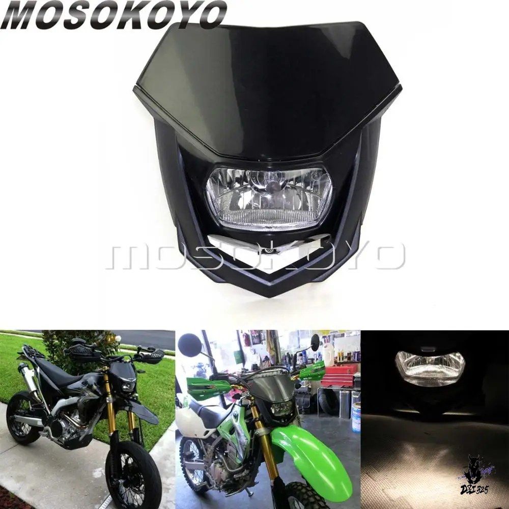 スズキ DR650/RM-Z 650/ヤマハ デュアルスポーツ用 ヘッドライトフェアリング