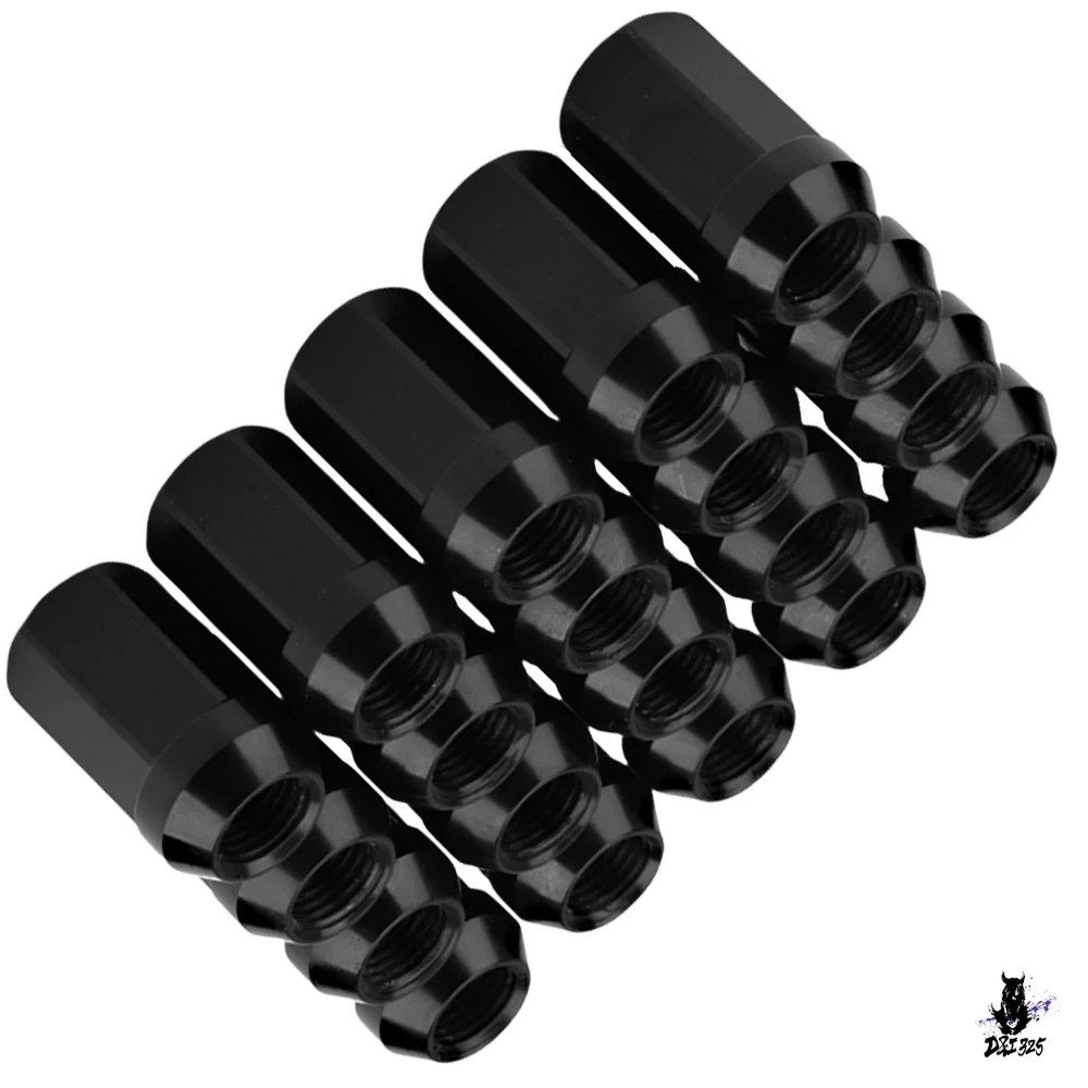 アルミ製ホイールナット 赤 六角19mm M12x1.5 20個セット
