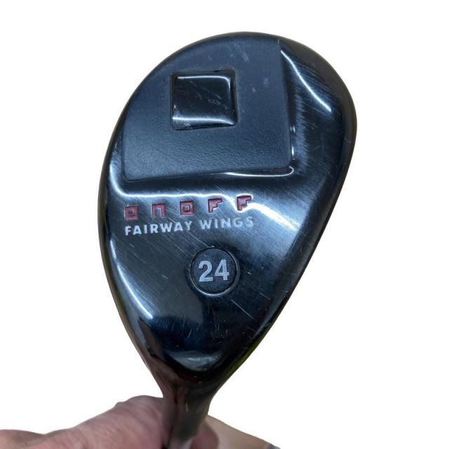 【中古】 ダイワ(グローブライド) ONOFF FAIRWAY WINGS(2014) KURO 24° ユーティリティ UT SMOOTH KICK MP-715I (フレックスSR) メンズ 男性用 右利き 右用 Cランク ゴルフクラブ